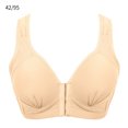 thumbnail image 1 of Sujetador Inalámbrico Transpirable Hebilla Frontal Correa Ancha Ropa Interior Delgada para Mujer Niña, Beige, 42/95 tholdsy AP001203-10, 1 of 7
