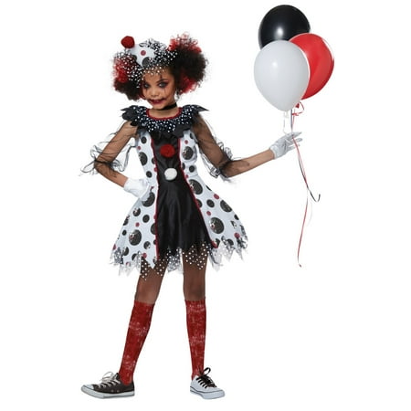 Creep Clown Girl's Costume