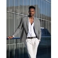 thumbnail image 3 of COOFANDY Mens Blazer Casual Fitted Sport Coats Western Summer Weeding Party Suit Jackets, 3 of 6