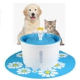 thumbnail image 5 of BeaconPet Upgrade Visible Water Level, 1.6L Pet Water Fountain Flower Style Automatic Electric Circulating Pet Water Fountain Dogs / Cats Drinking Bowl Water Dispenser with Filter + Flower Mat, 5 of 9