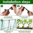thumbnail image 4 of 1 Set A-shaped Metal Cucumber Trellis: Easy Installation Plant Support!, 4 of 7
