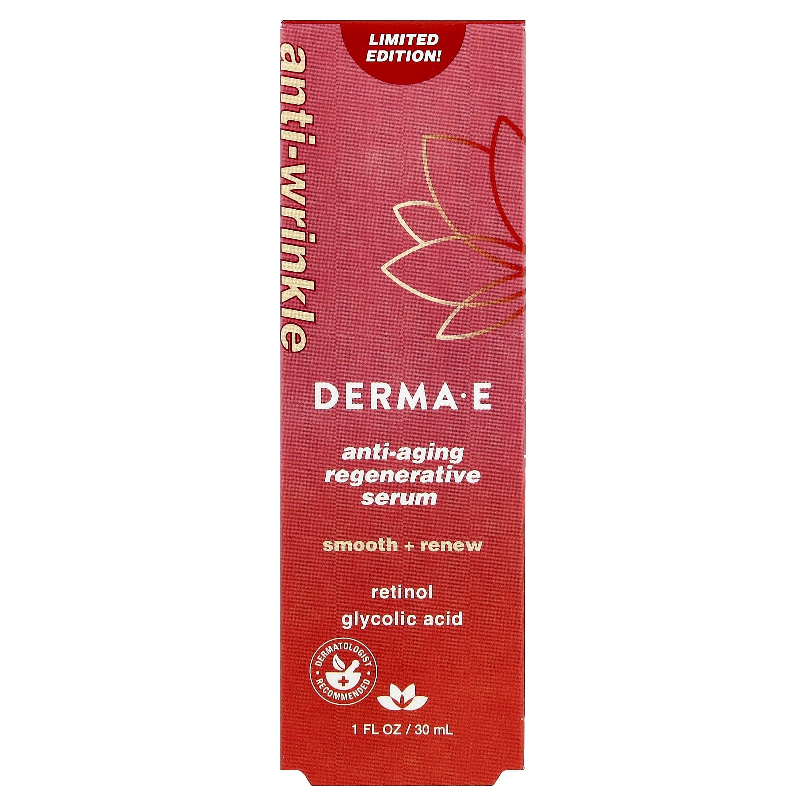 DERMA E Anti-Aging Regenerative Serum , 1 fl oz (30 ml)