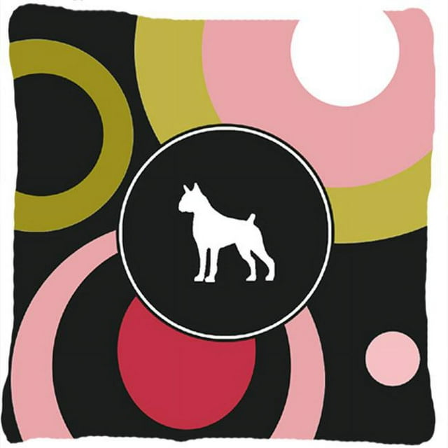 Carolines Treasures KJ1075PW1414 14 x 14 in. Boxer Decorative Fabric Pillow