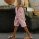 thumbnail image 1 of WILLBEST Pantalones Casuales para Mujer, Cómodos para el Día a Día, de Corte Holgado, para Playa, con Diseño Calado y Bolsillos Prácticos para Senderismo y Actividades de Ocio. XXXL, 1 of 7