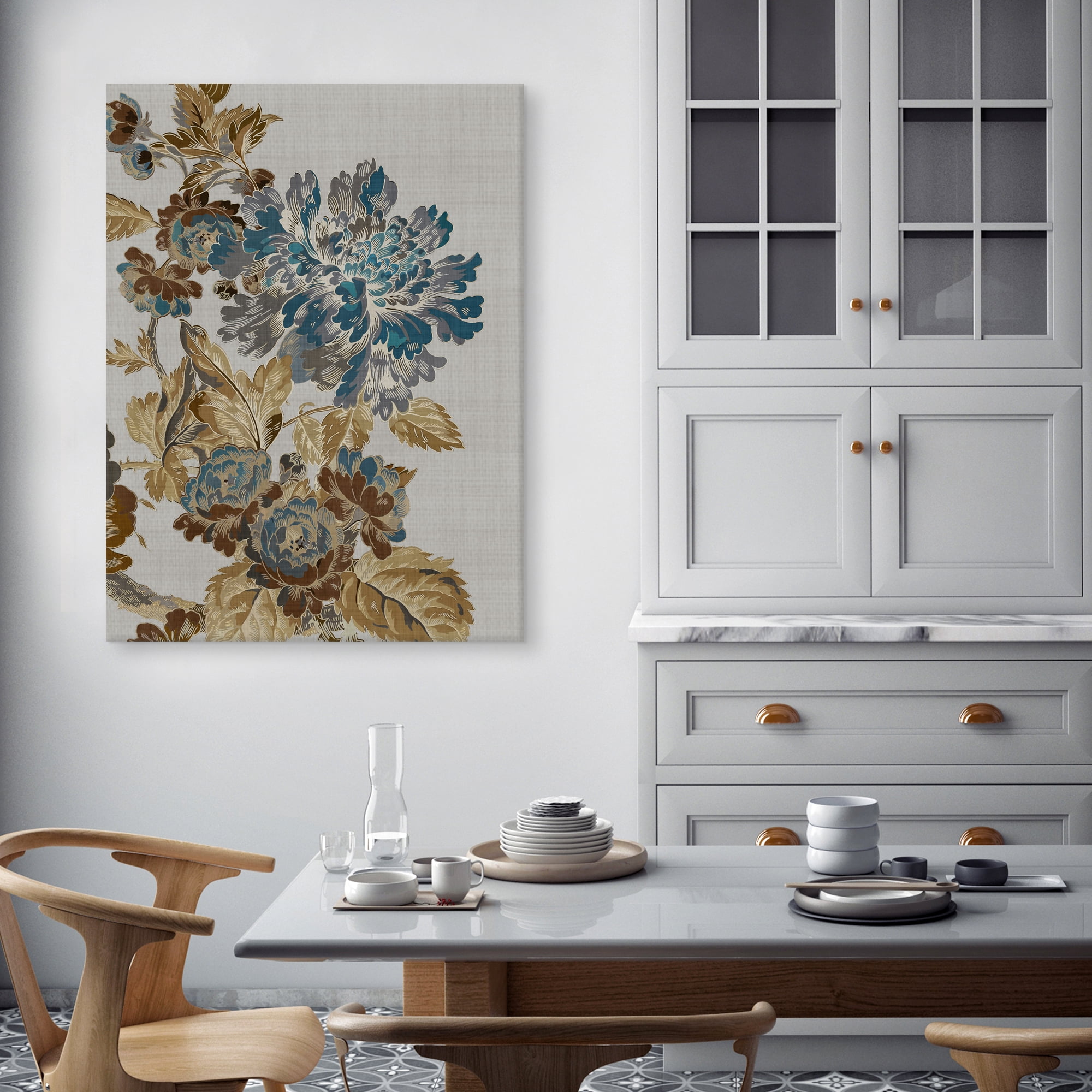 Floral Lines II by Tania Bello Canvas Art Print