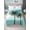 Turquoise, Blue, White, variant on Queen Flat Sheet Only Minimalist Tropical Palm Trees Soft Microfiber Cooling Bedding Sheets Cyan Background Flat Bed Sheet