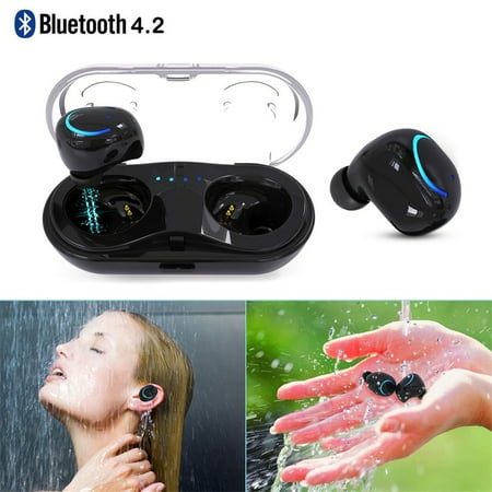 Wireless Headphones Agptek AGPtek Mini True Wireless Bluetooth 4.2 Stereo Headphone Earbuds In-Ear Earbud Portable Charging ()