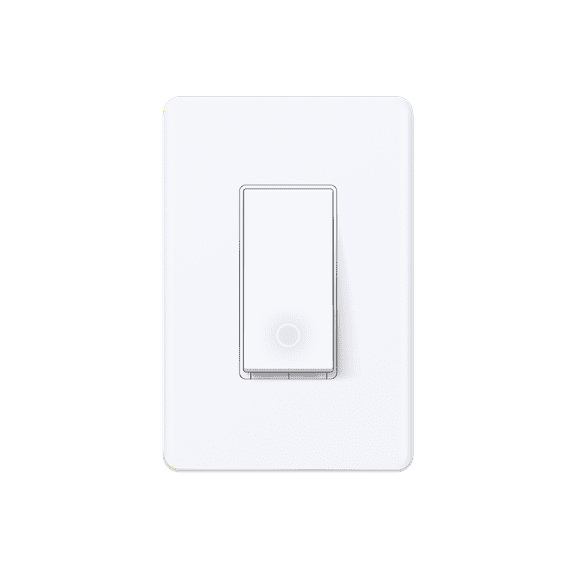 TP-Link Tapo Wi-Fi Smart Light Switch, Deter Burglars with Away Mode, Easy, App-Instructed Installation, Flame-Retardant & UL Certified, Voice Control, Matter-Certified - SW15