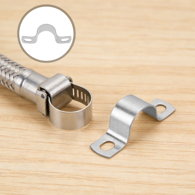 USHOBE 15Ud Soportes De Tubo En U De Acero Inoxidable Para Instalaciones En Y