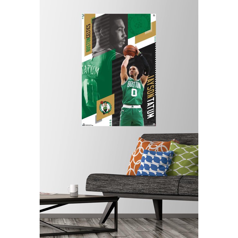 Jayson Tatum Basketball Paper Poster Celtics - Jayson Tatum - Pin