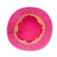 thumbnail image 3 of Clearance! Fdelink Bucket Hat Sun UV Protection Hat Women Men Sunscreen Sun Protection Outdoor Solid Color Fisherman's Hat Basin Cap Hot Pink, 3 of 3