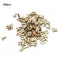 thumbnail image 3 of LAFGUR 200PCS Natural Wooden Letters And Numbers DIY Log Letter Shape Wooden Plate, 3 of 8