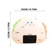 thumbnail image 3 of 15.75Inch Large Peony Mochi Plushies Stuffed Animals, Kawaii Soft Plush Throw Pillow, Perfect Christmas New Year Birthday Valentines Easter Gifts, Easter Basket Stuffers, 3 of 9
