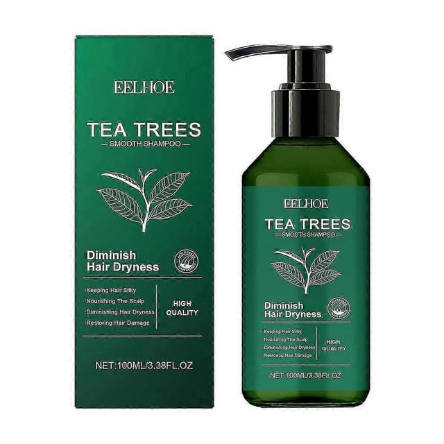 Tea Tree Shampoo - Deep Cleansing Shampoo - Relief for Dandruff and Dry Itchy Scalp - Nourishing The Scalp - Restoring Hair Damage 3.38 fl Oz