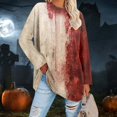 thumbnail image 2 of BOOMNY Halloween Womens Long Sleeve Tshirts Crew Neck Hallowmas Graphic T-Shirt Cozy Fall Winter Tee Tops for Women, 2 of 4