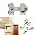 thumbnail image 6 of New Stainless Steel Door Latch Sliding Lock Buckle Pet Cage Gate Safety Hardware, 6 of 7