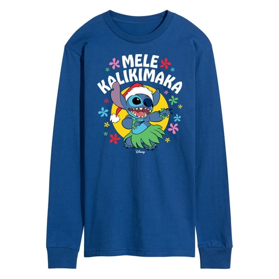 Lilo & Stitch - Mele Kalikimaka - Men's Long Sleeve T-Shirt
