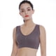 thumbnail image 4 of Sujetador deportivo de doble capa sin costuras para niñas, talla grande, sin aros, ropa interior ajustable para yoga sin costuras, 4 of 6