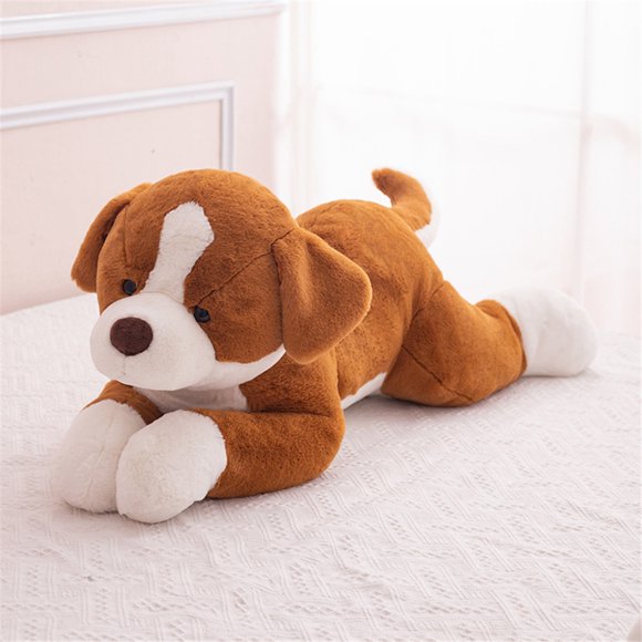 Coussin Chien Super Grand 100cm Bordure Collie Coussin en Peluche Coussin Rembourré Poupée d'Accompagnement Jouets pour Enfants Petite Amie Garçons Cadeau d'Anniversaire