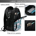 thumbnail image 4 of Easygdp Funny Pig Faces Mochila para Laptop de Viaje con Puerto USB, Mochila para Laptop con Puerto de Carga USB para Mujeres y Hombres, 4 of 7