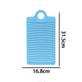 thumbnail image 3 of Antiskid Mini Washboard Plastic Washing Board Household For Students Clothes Clean Laundry, 3 of 5