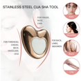thumbnail image 4 of Herramienta De Masaje Raspador Facial, Tablero Antideslizante Gua Sha En Forma De Corazón Para Cuello, 4 of 7