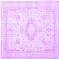 thumbnail image 1 of Ahgly Company Indoor Square Persian Purple Traditional Area Rugs, 7' Square, 1 of 4