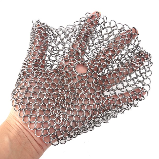 Herramienta de limpieza de acero inoxidable ligera herramienta de limpieza reutilizable lavable para tienda cafetería restaurante hogar ANGGREK Otros