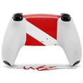 thumbnail image 2 of WraptorSkinz Skin Wrap compatible with the Sony PS5 DualSense Controller Dive Scuba Flag (CONTROLLER NOT INCLUDED), 2 of 3
