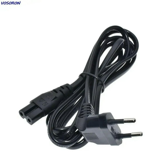 FOR EU CEE7/16 to 2 Slot Polarized Figure 8 Power Cord Power to IEC320 C7 Power Cord 1.8M