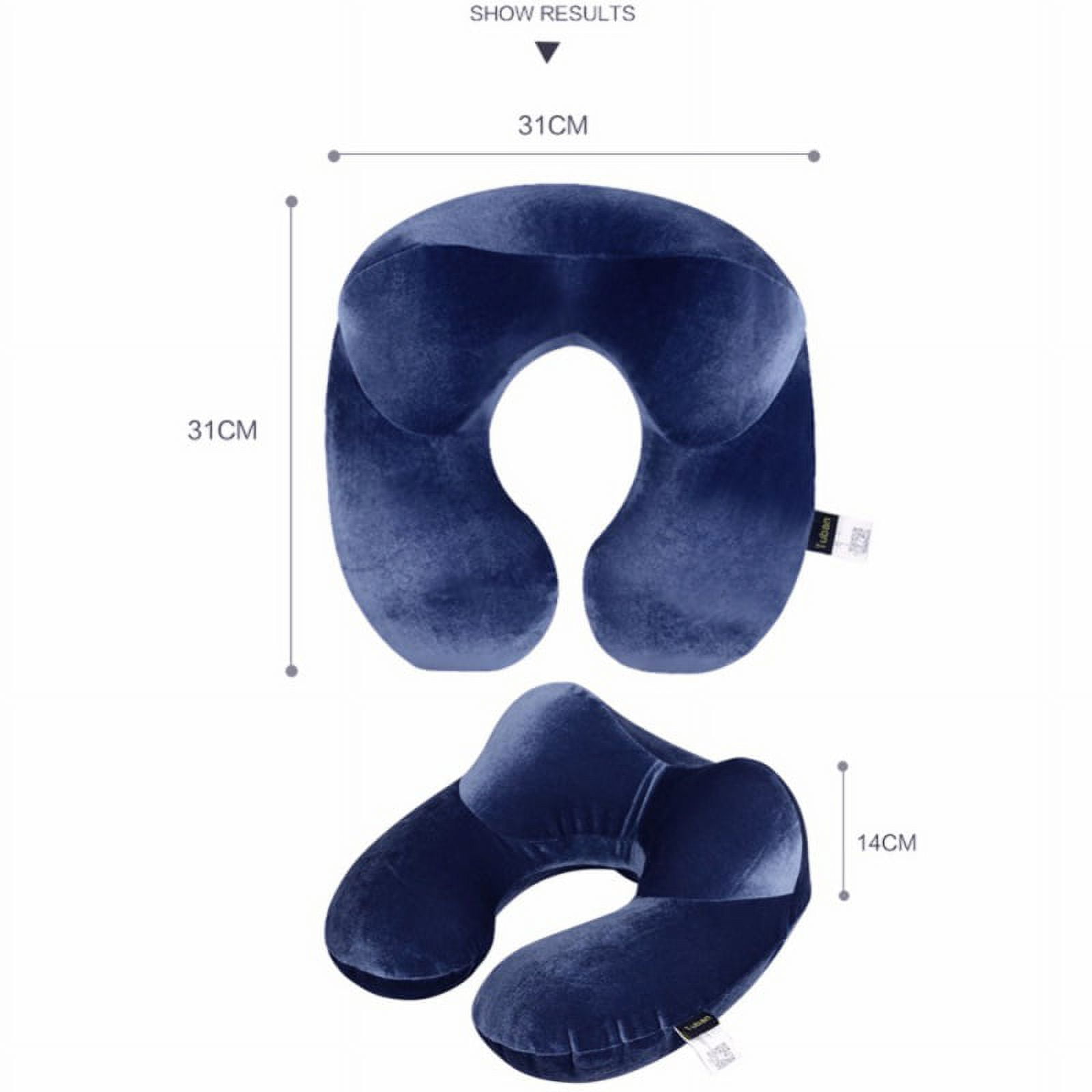 Inflatable Travel Pillow For Buses, Comfortably Support Head, Air Pillow  For Sleeping To Avoid Neck, Lumbar And Shoulder Discomfort, Pillows For  Airplanes Buses Cars Office - Temu