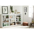 thumbnail image 4 of South Shore Axess Small Desk with Drawers and 3-Shelf Bookcase Set in Pure White, 4 of 5