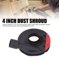 thumbnail image 3 of Dust Shroud, 4 Inch PA6 Cover Spring Suspension Designs Angle Grinder Dust Shroud, Dustless Grinding Dust Shroud with 2 Grinding Wheel for Concrete Cement Marble Rock Granite, 3 of 7
