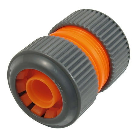 Unique Bargains Gray Orange Quick Connector Disconnect Coupler for 16mm x 24mm Water Hose