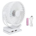 thumbnail image 2 of Small Fan, 2H 4H 6H Timer Clip On Fan USB Rechargeable  for Indoor Outdoor, 2 of 7