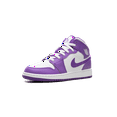 thumbnail image 4 of JORDAN GRADE SCHOOL AIR JORDAN 1 MID GS "White / Purple Venom" DQ8423 511 from Stadium Goods, 4 of 8