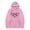 Pink, variant on WOYY Toddler Boys Hoodie Hearts Print Long Sleeve Hooded Sweatshirt with Pocket for Kids