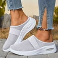 thumbnail image 2 of Mepaouo Slip on Mules for Womens Breathable Knitted Mesh Walking Sneakers Orthopedic Slip on Slides, 2 of 7