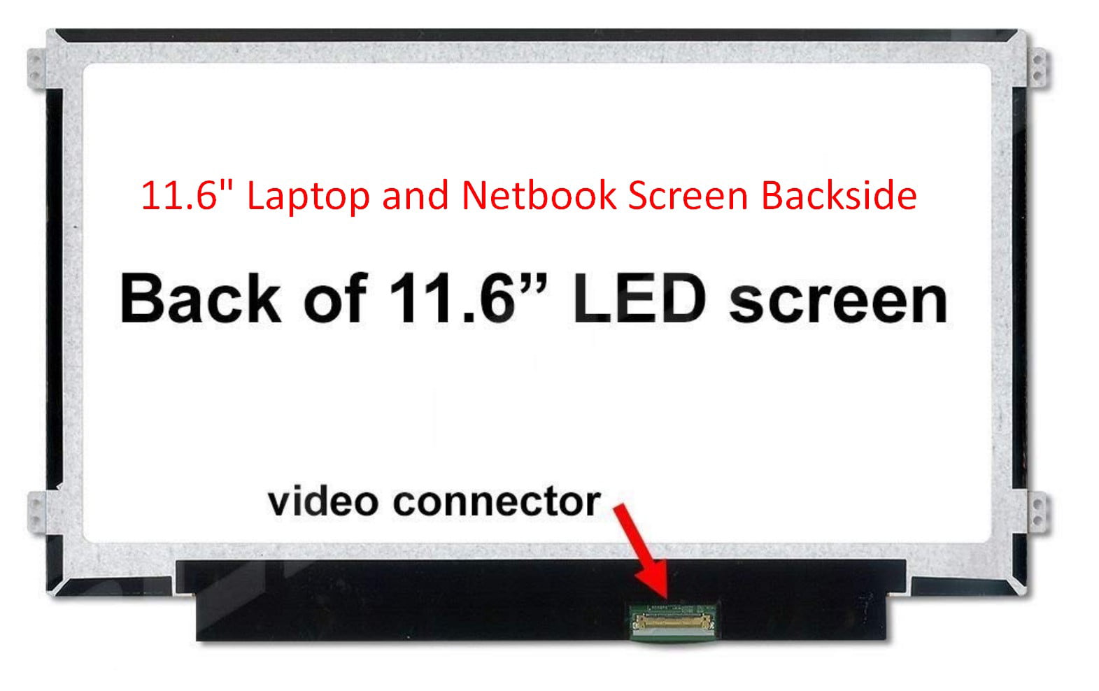M116NWR6 11.6-Inch WXGA HD LED LCD Screen Replacement 30-PIN Matte 