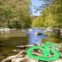 3D Printed Snake Car Ornaments, Creative Hand-Made 3D Printing Luminous Decorative Craft With Detailed Scale Texture And Coiled Form, Ideal As Cross-Border Crafts Gift For