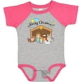 thumbnail image 3 of Inktastic Merry Christmas Cute Nativity Scene Boys or Girls Baby Bodysuit, 3 of 5