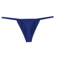 thumbnail image 3 of Knosfe Thongs for Men Athletic Supporter Pouch G-String Men Underwear Blue M, 3 of 3