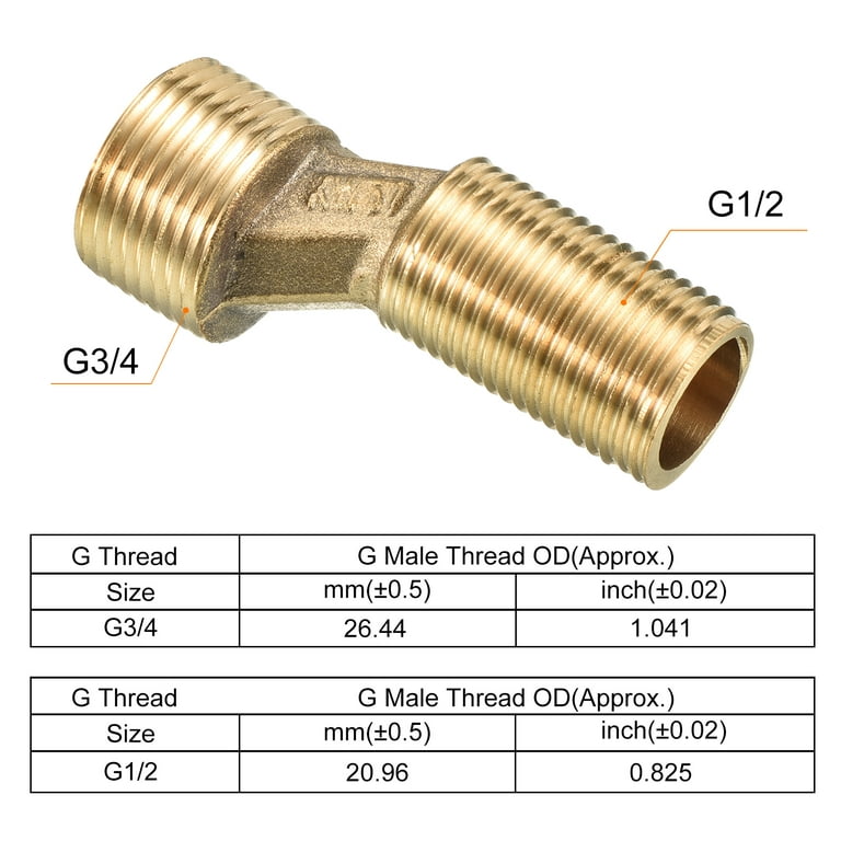 MroMax 2 unids 2.638 in altura latón Clawfoot bañera adaptador ducha grifo  ajustable brazo oscilante G1/2-G3/4 montaje en pared pieza de repuesto tono