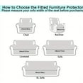 1pc Reversible Sofa Cover for Pets Furniture Protector for Living