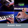 thumbnail image 2 of Alesis Qmini - Teclado controlador MIDI USB portátil de 32 teclas de acción sintetizador sensibles a, 2 of 7