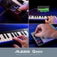 thumbnail image 2 of Alesis Qmini - Teclado controlador MIDI USB portátil de 32 teclas de acción sintetizador sensibles a, 2 of 7