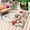 Red Green, variant on Red Mushrooms Outdoor Rug 5x7 Ft - Reversible Patio Rug Outdoor Camping Rugs, Eucalyptus Leaves Summer Botanical Watercolor Indoor Outdoor Area Rugs, Non-Slip Outdoor Carpet Runner for Deck/Porch