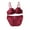 Red, variant on Underwear for Women Teenage Girls Underwear Set Embroidered Butterfly Removable Double Straps Back Double Buckle with Ring Underwear Non Slip Fashion Female Underwear