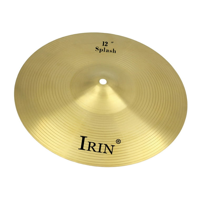 12 Brass Crash Hat Cymbal Drum Set Musical Instrument Parts for