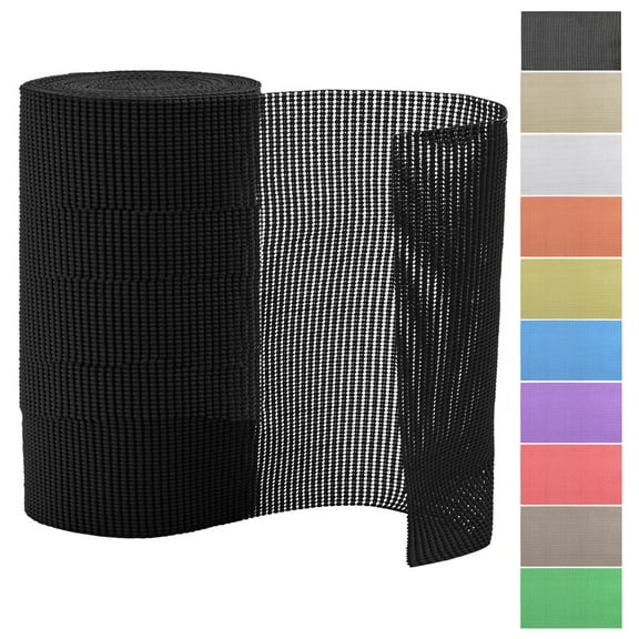 Shelf Liner Non-Adhesive Strong Grip Non-slip PVC Wardrobe Shelves Gridding Liner Mat for Dining Room